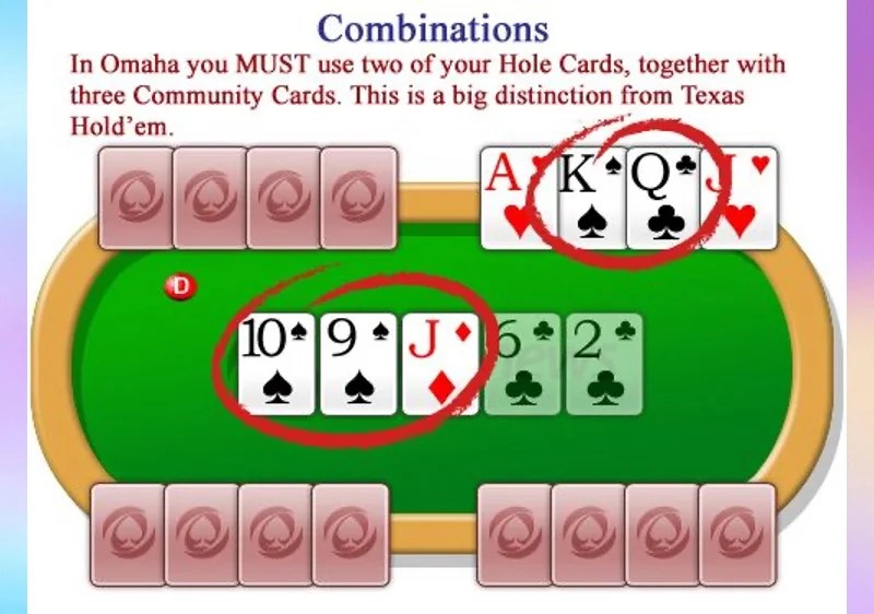 Trải nghiệm game Omaha Poker