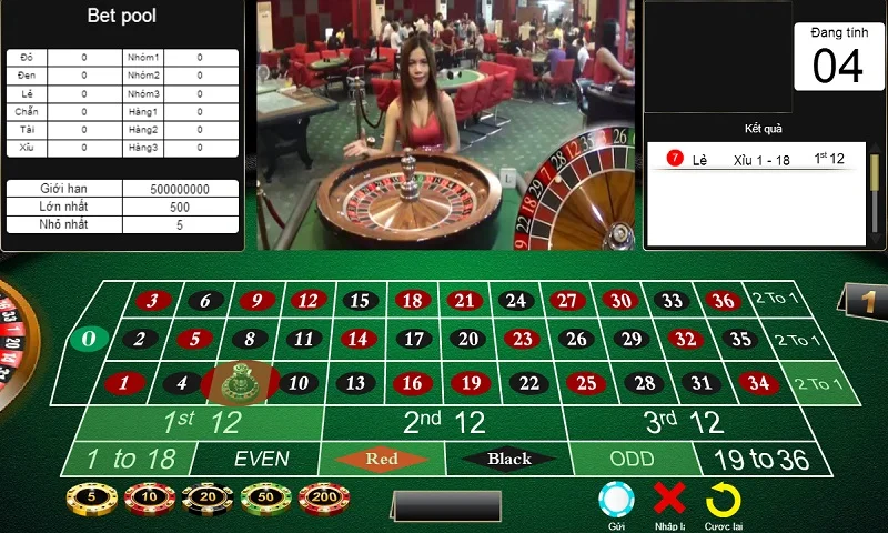 Thử sức với game Roulette tại M88 Casino