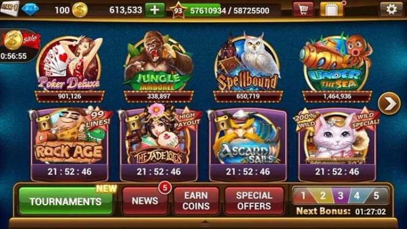 Các slot games tại Fun88 casino online